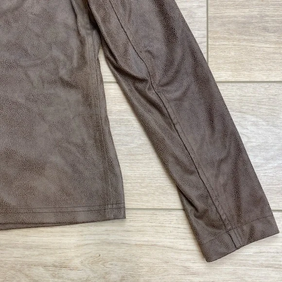 California Moonrise Faux Leather Vegan Cardigan Western - Picture 7 of 11